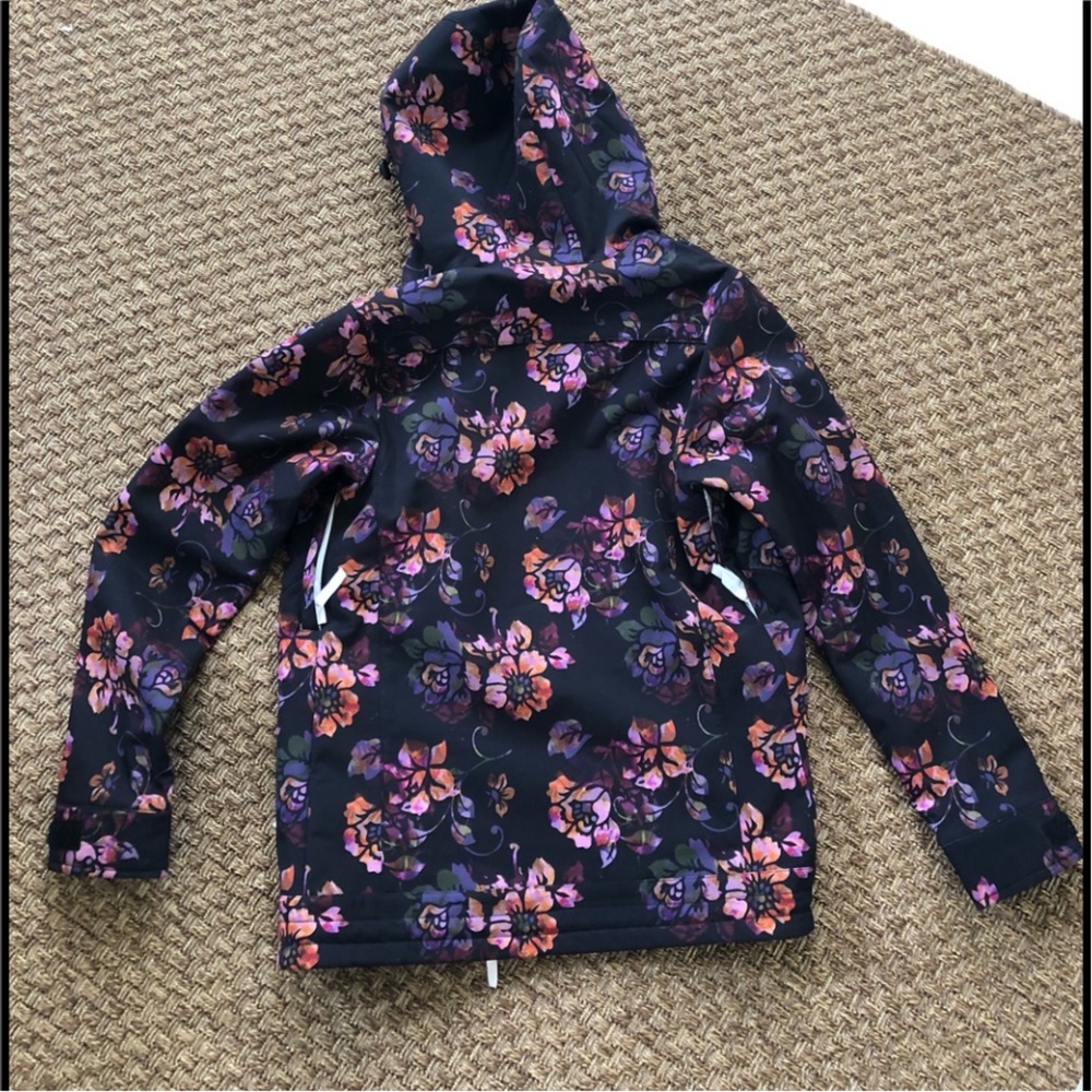 Neff Lush Acid Floral Softshell Snow Jacket - Picture 4 of 6